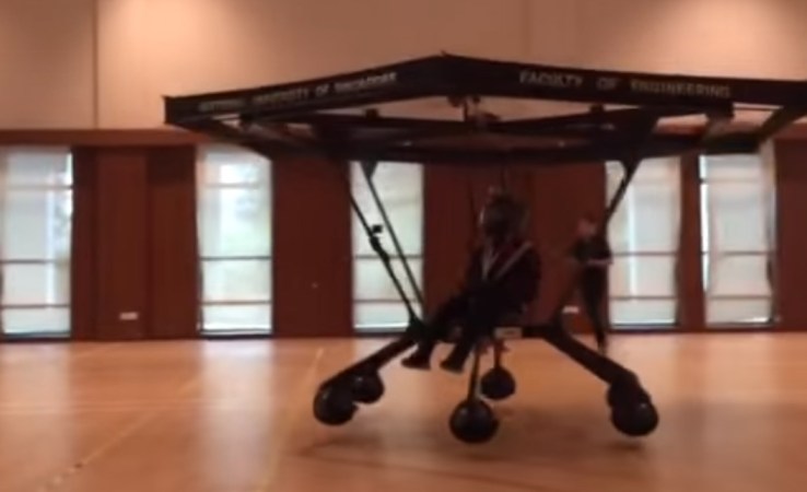 Watch A Personal Flying Machine Built By Students Take Off