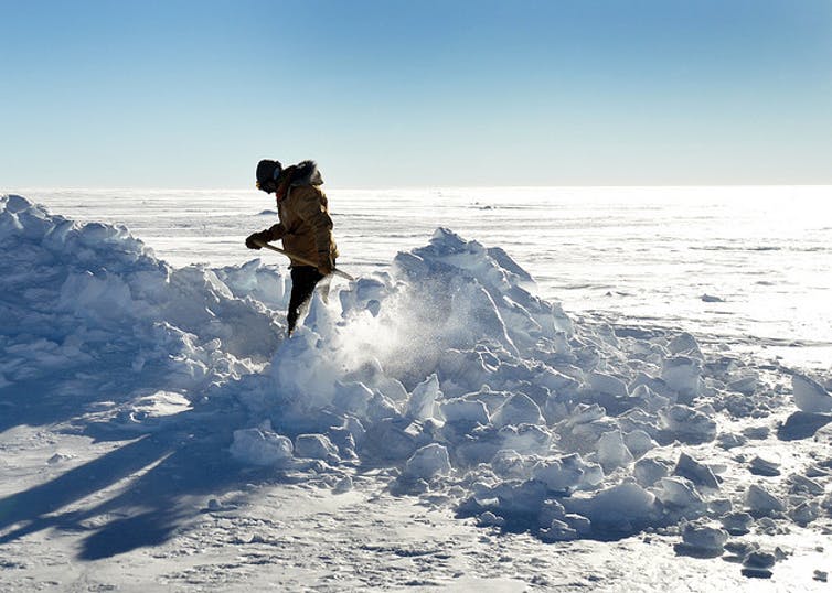 snow shoveling