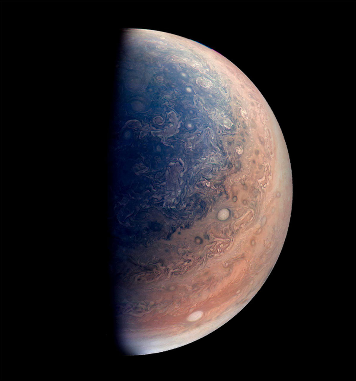 Jupiter's south pole