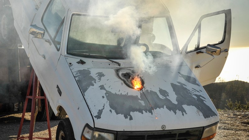 Lockheed Laser Destroys A Truck From A Mile Away