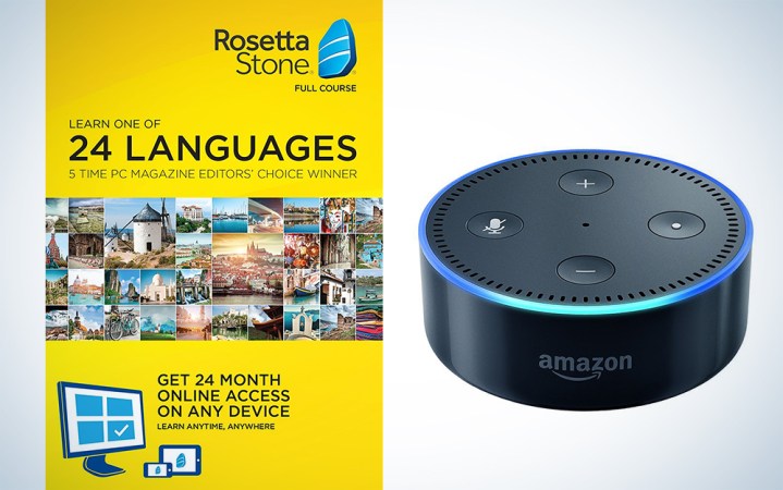  Rosetta Stone and Echo Dot Bundle