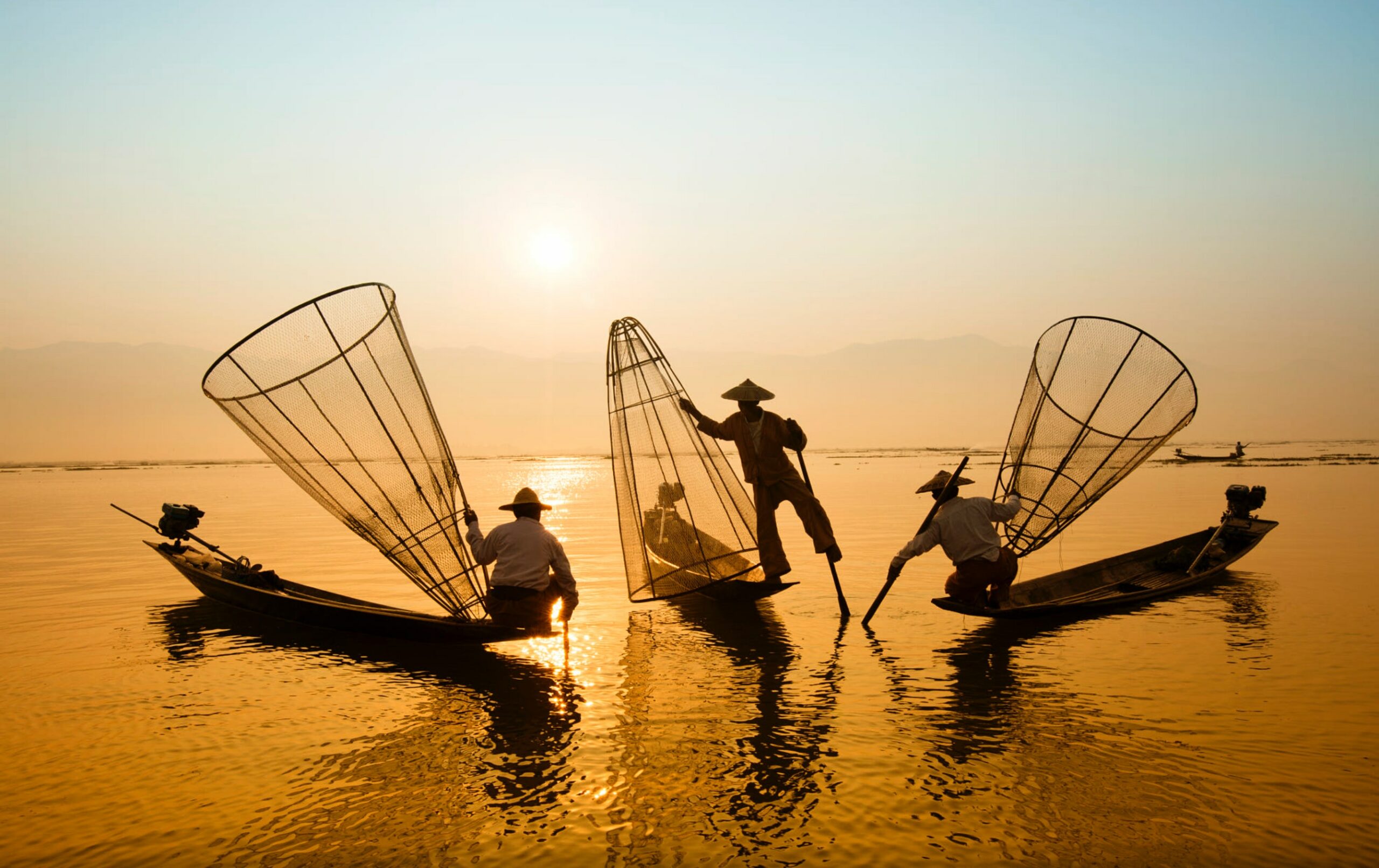 Fishermen in Vietnam.