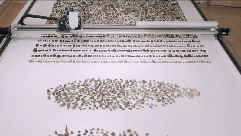 Watch A Useless, Beautiful Machine Sort Rocks