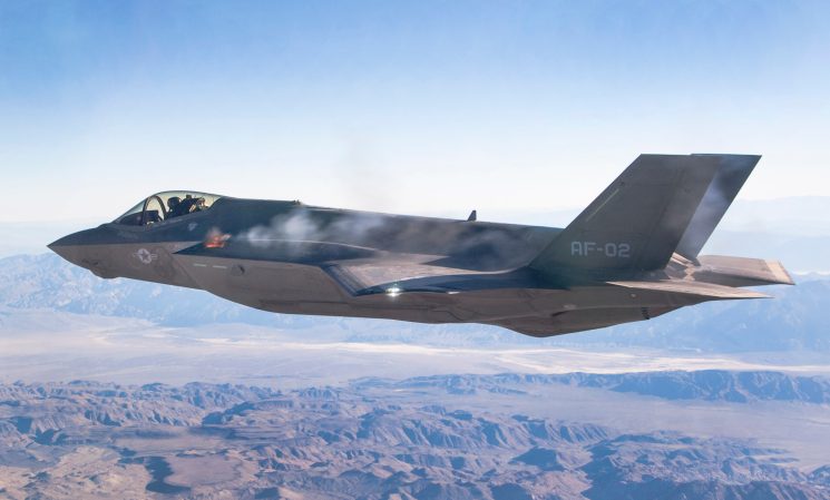 Watch America’s Pricey New Stealth Fighter Fire Its Gun In Midair