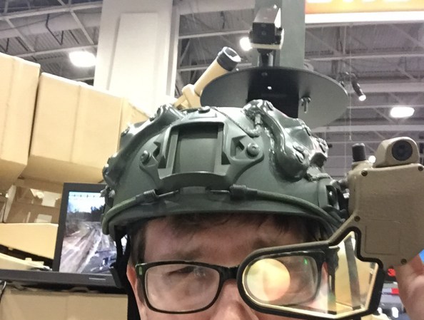 At Army Exposition, We Tried On BAE’s Panoramic Camera System