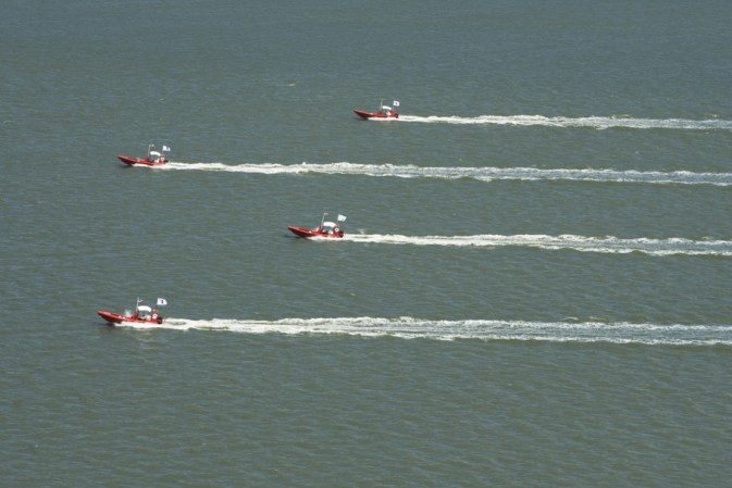 Autonomous Boat Swarm