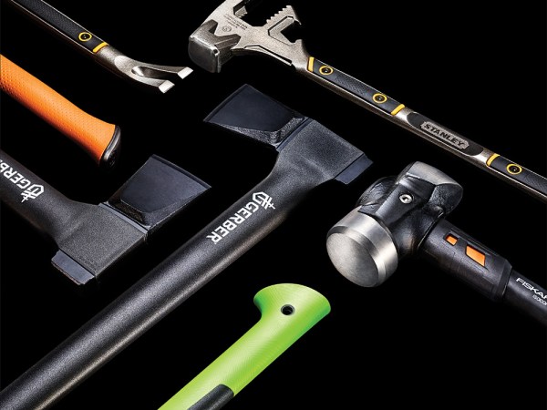 Three human-powered tools for maximum destruction