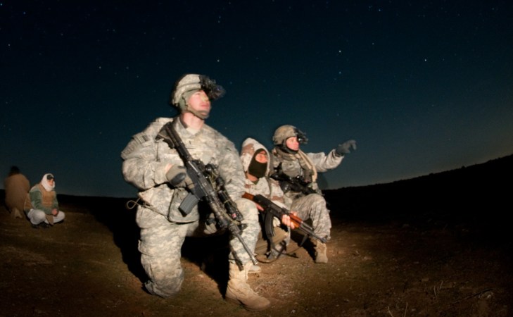 Haptic Vibrating Belts Guide U.S. Soldiers Through the Darkness