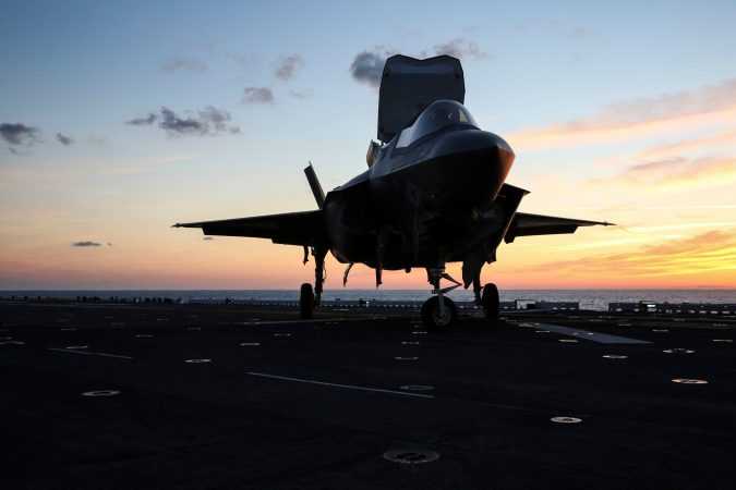 F-35B On The Deck Of The *USS Wasp* During Testing