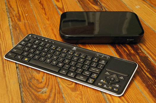 Logitech revue with hot google tv