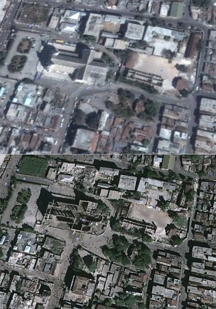 Before and After Satellite Imagery of Earthquake-Ravaged Haiti Available on Google Earth