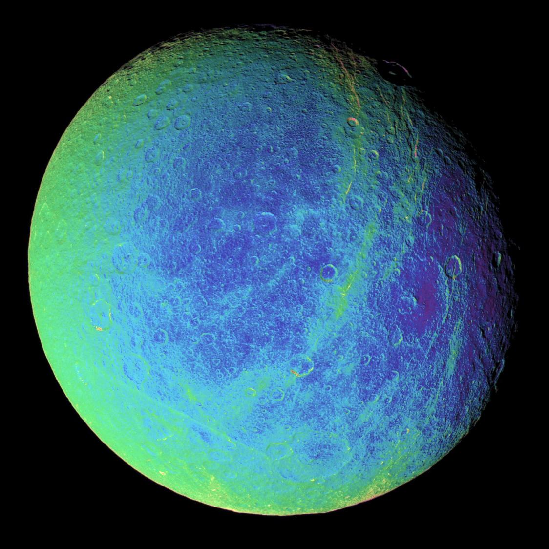 rhea in false color