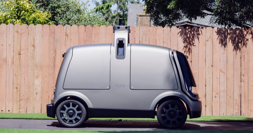 This self-driving grocery delivery car will sacrifice itself to save pedestrians