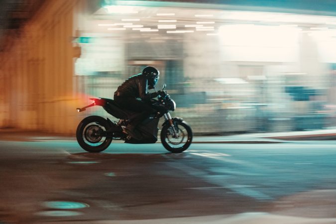 Riding Zero’s SR electric motorcycle