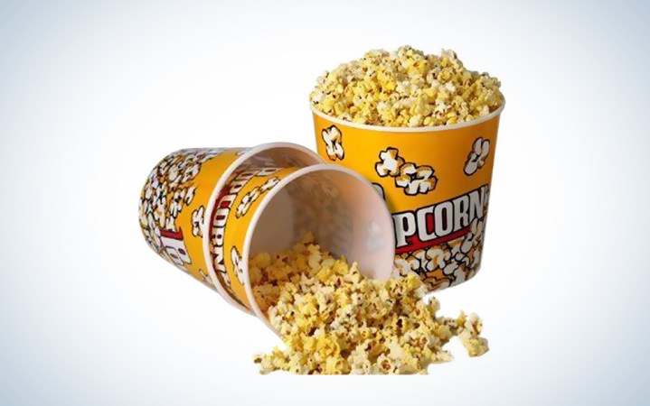  Reusable plastic popcorn buckets