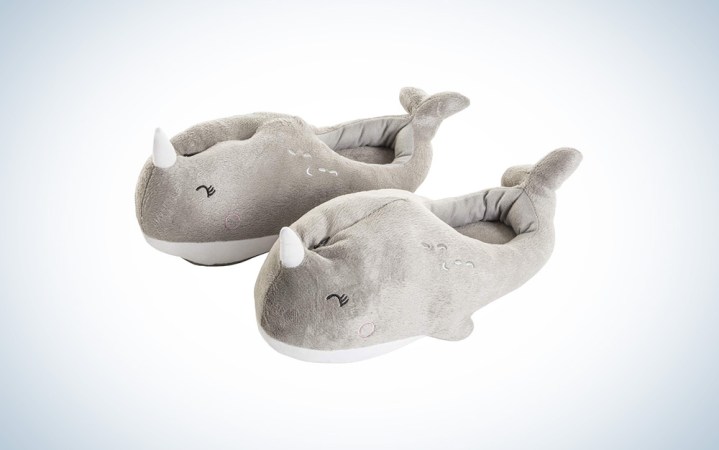  Narwhal-shaped USB-powered foot warmers