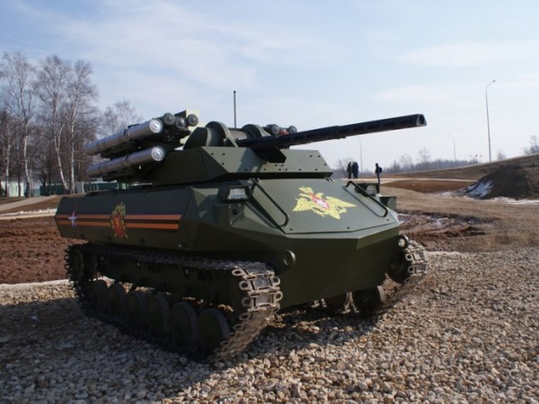 Russia’s New Combat Robot Is A Tiny Fireproof Tank