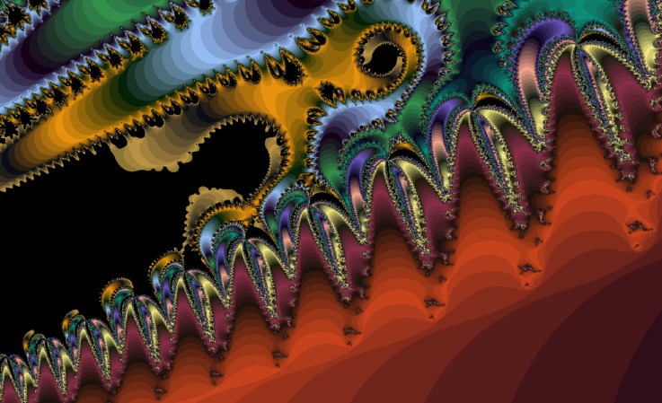 A fractal based on Benoit Mandelbrot's equation.