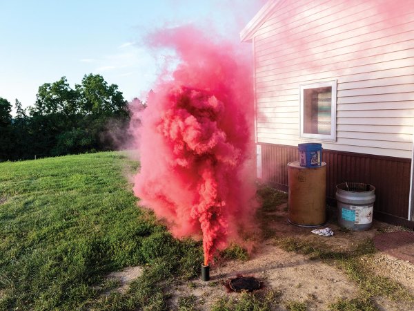 pink smoke