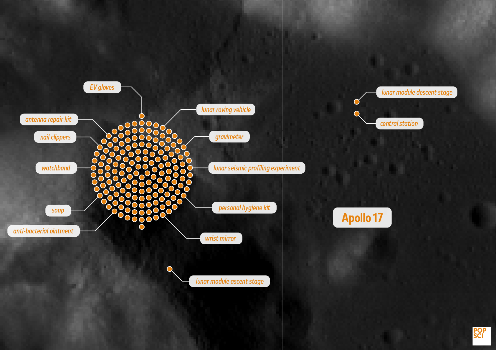 moon trash apollo 17