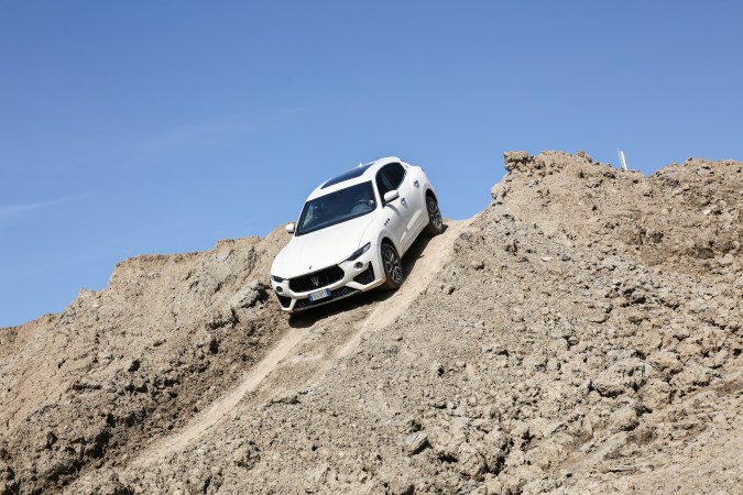 Maserati’s new luxury SUV transforms from hot rod to off-roading beast