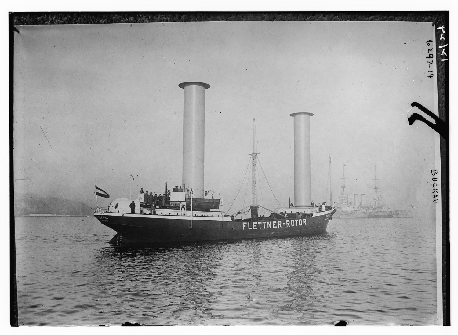 Flettner’s rotor ship