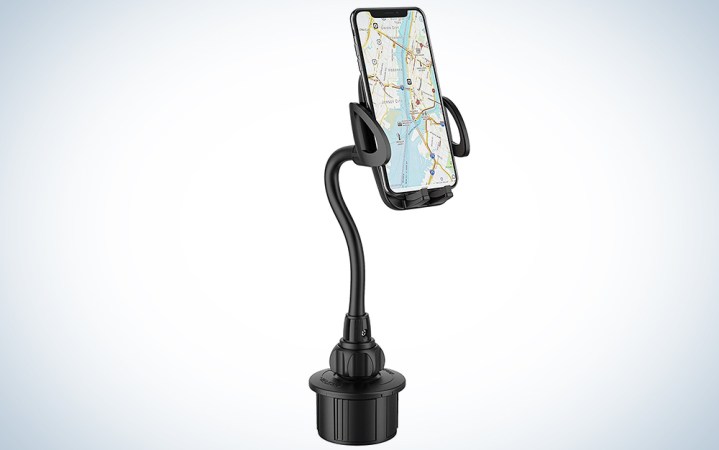  Waulnpekq Car Cup Holder Phone Mount