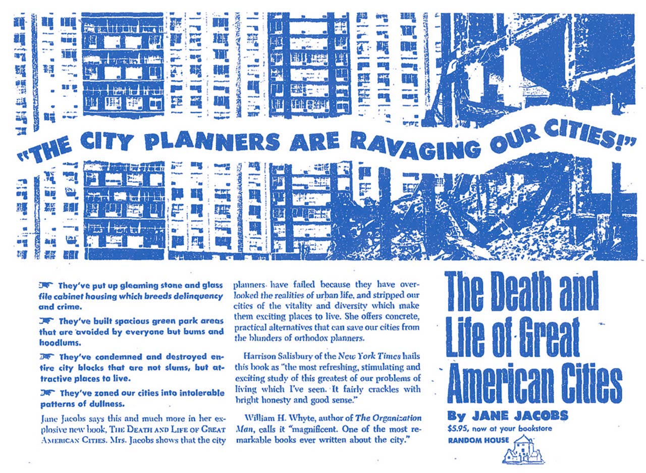 Jane Jacobs book flyer