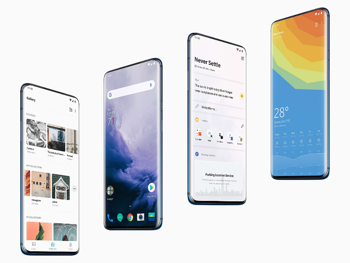 four OnePlus phones