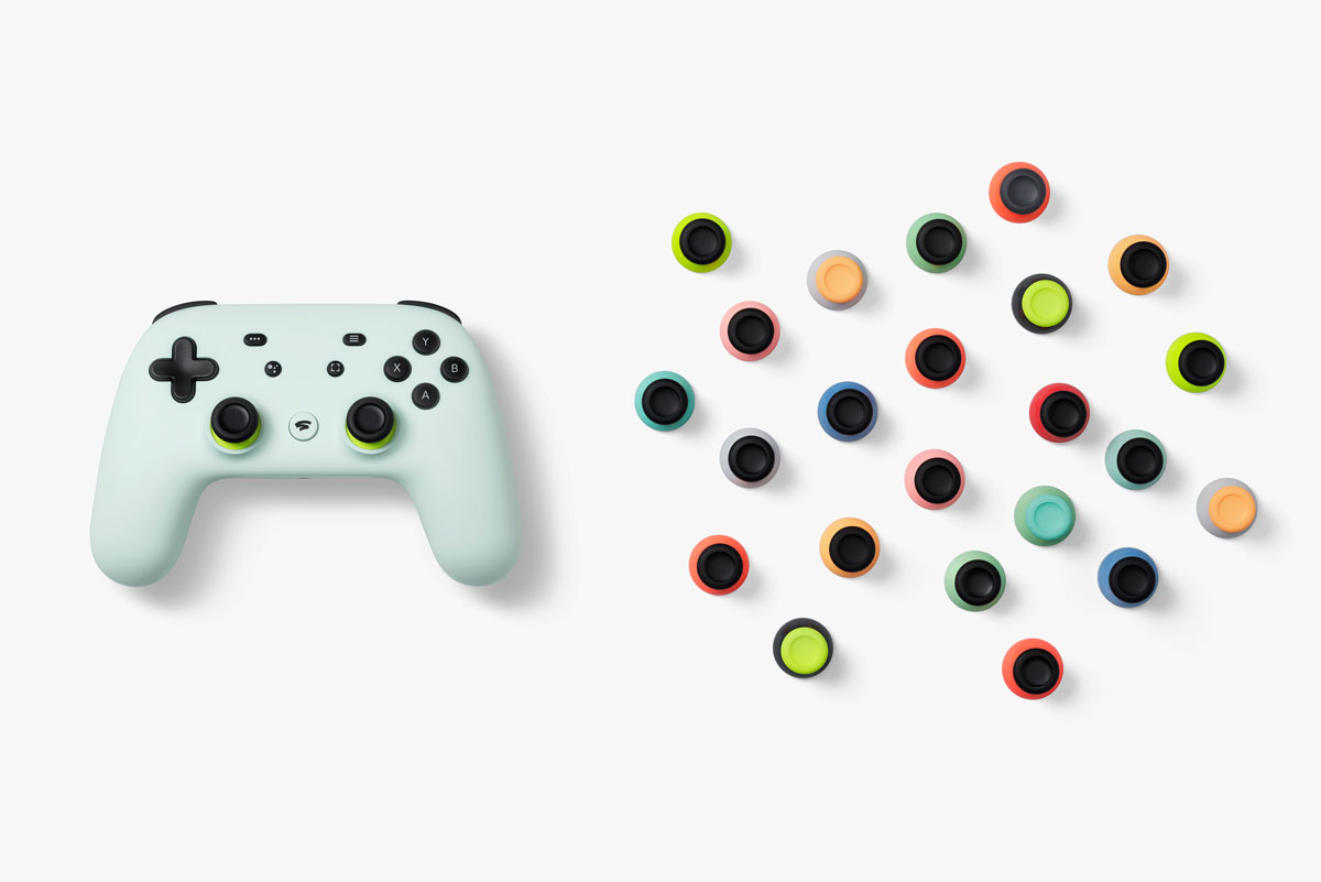 Google stadia controller colors