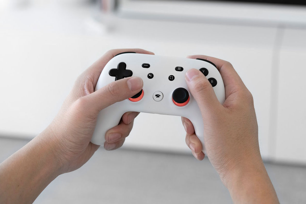 Google Stadia Controller Hands