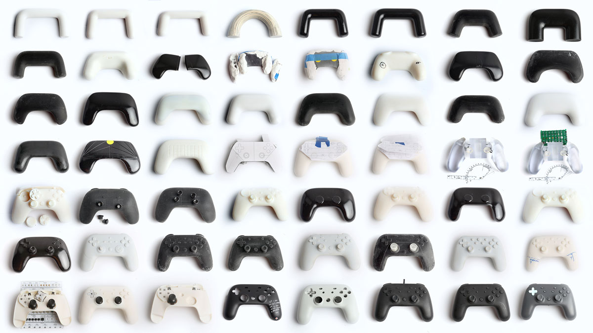 Google Stadia controller prototypes