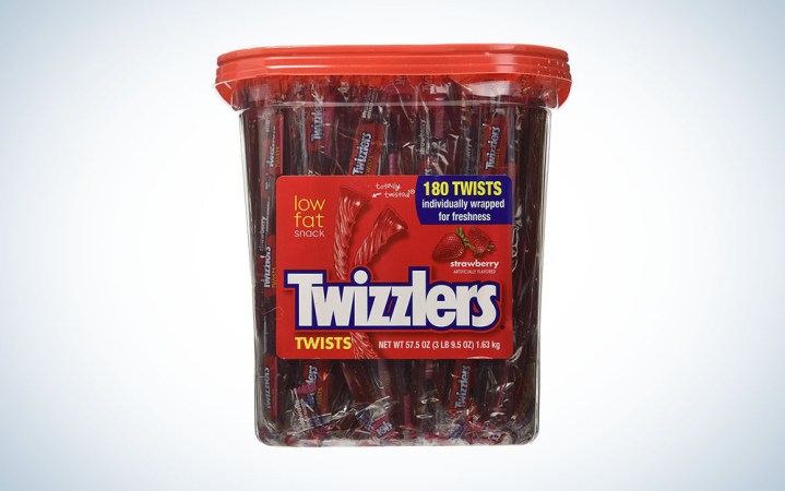  Tub of individually-wrapped Twizzlers