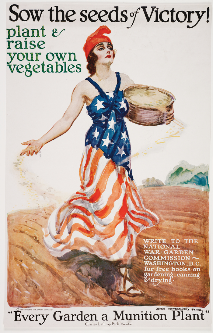 world war i victory garden poster