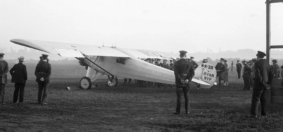 Spirit of St. Louis at Swan Island Airport