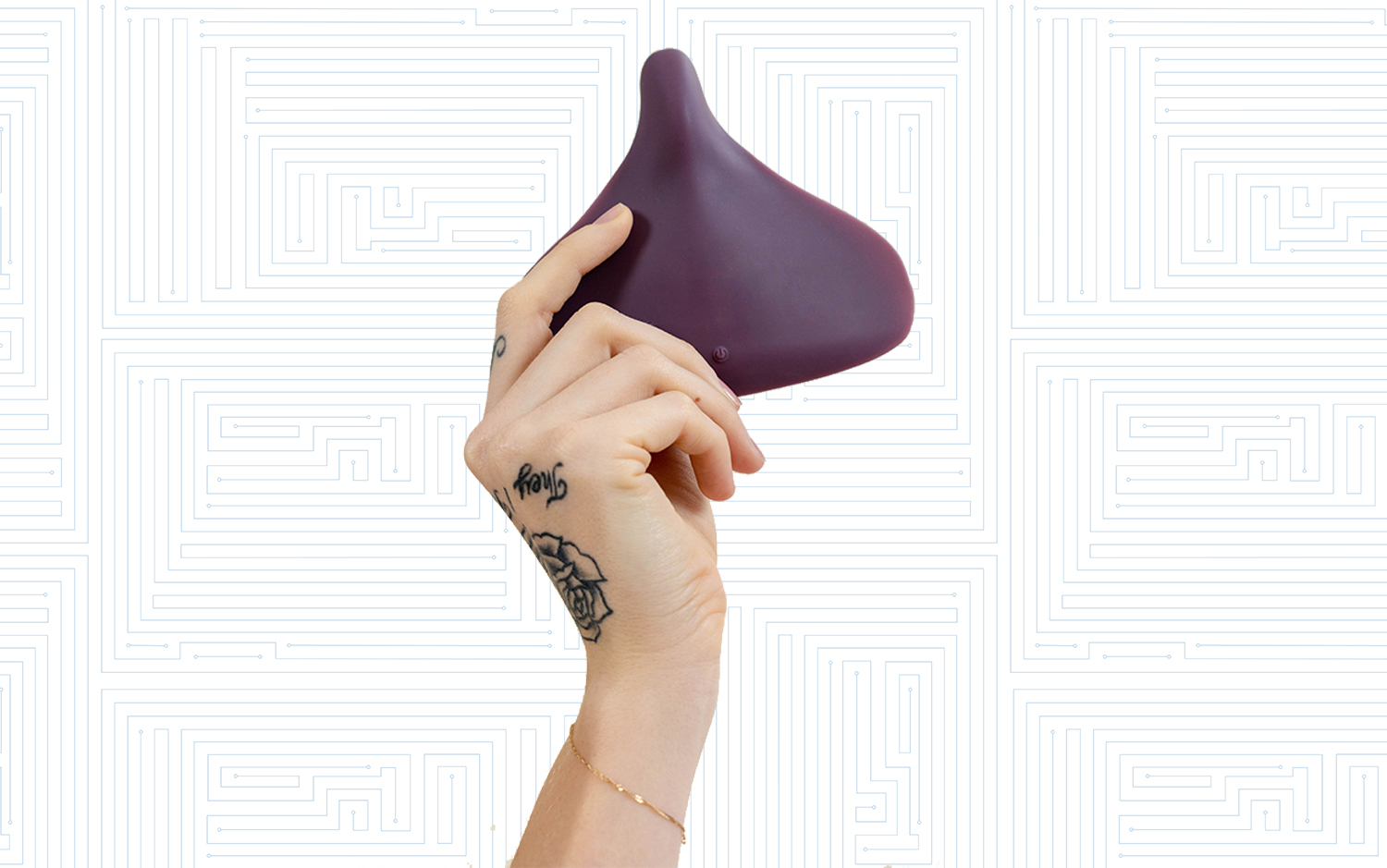 person holding the Enby Gender Neutral Sex Toy by Wild Flower