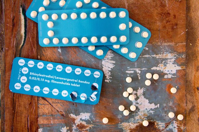 birth control pill packs