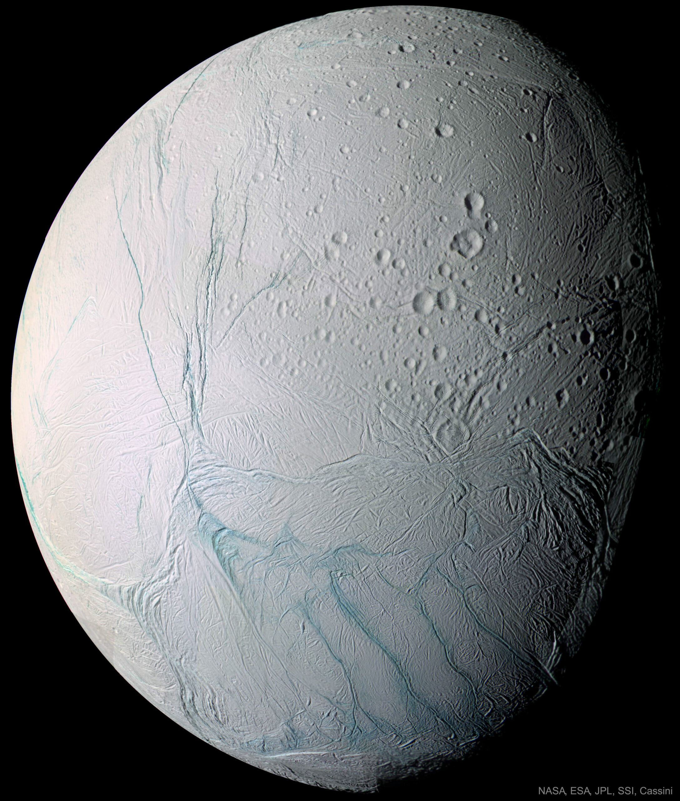 Enceladus imaged by Cassini