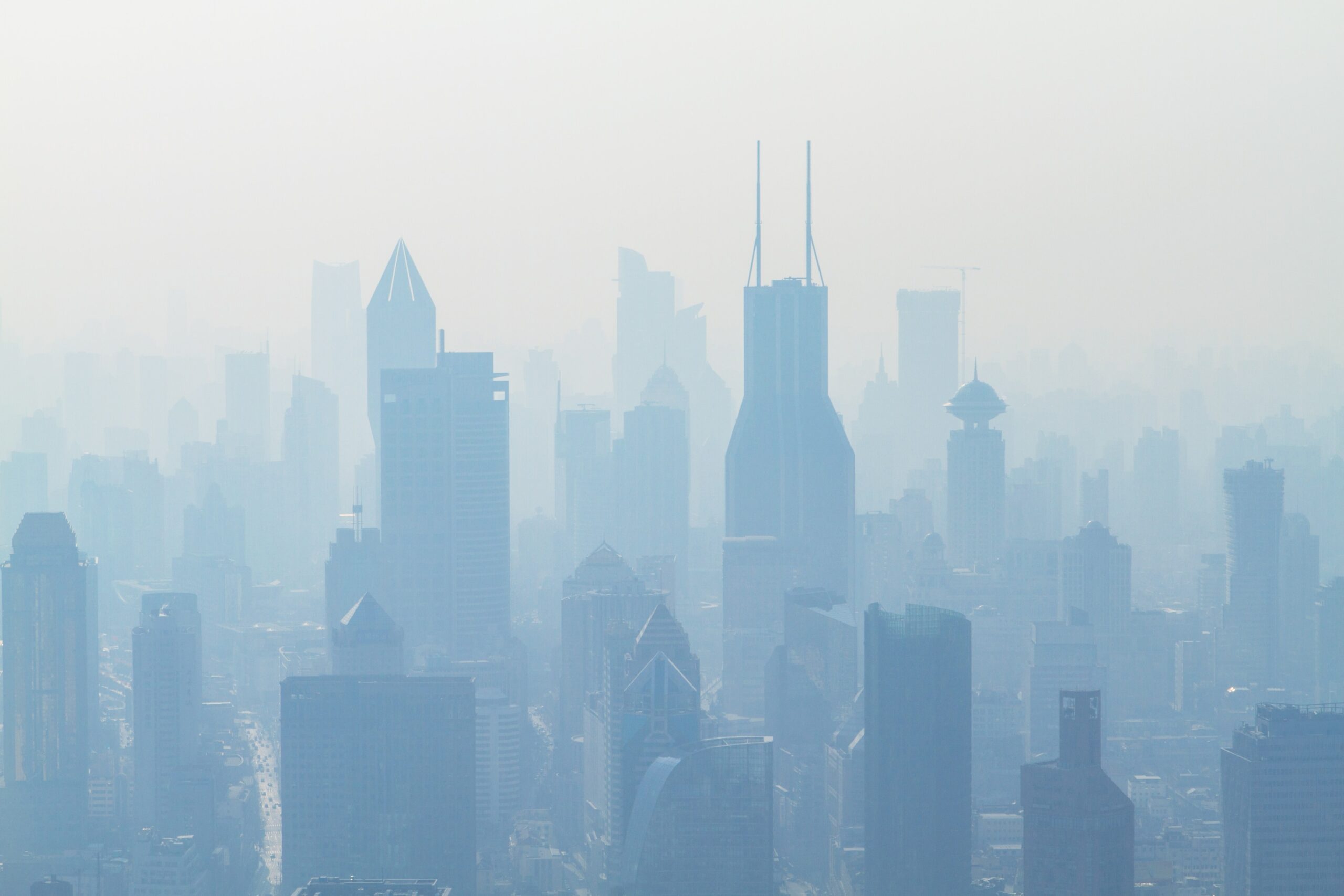 smog over shanghai