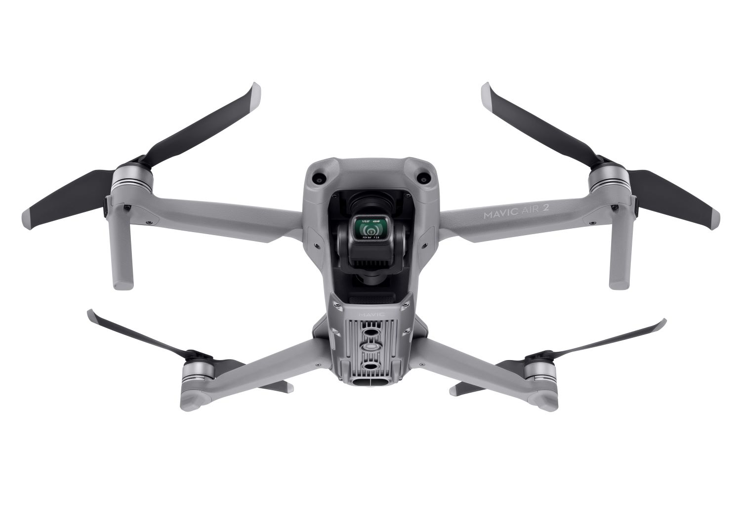 Sensors on the back, front, and bottom help the DJI Mavic Air 2 navigate.