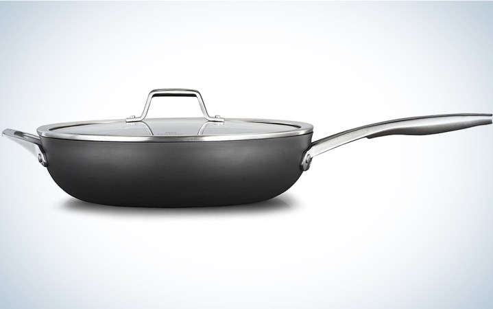  Calphalon Nonstick 13-Inch Deep Skillet With Cover