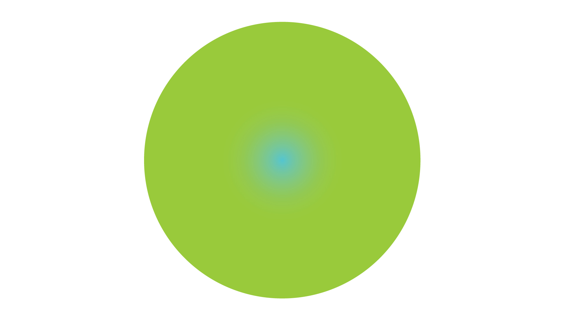 blue dot in green circle