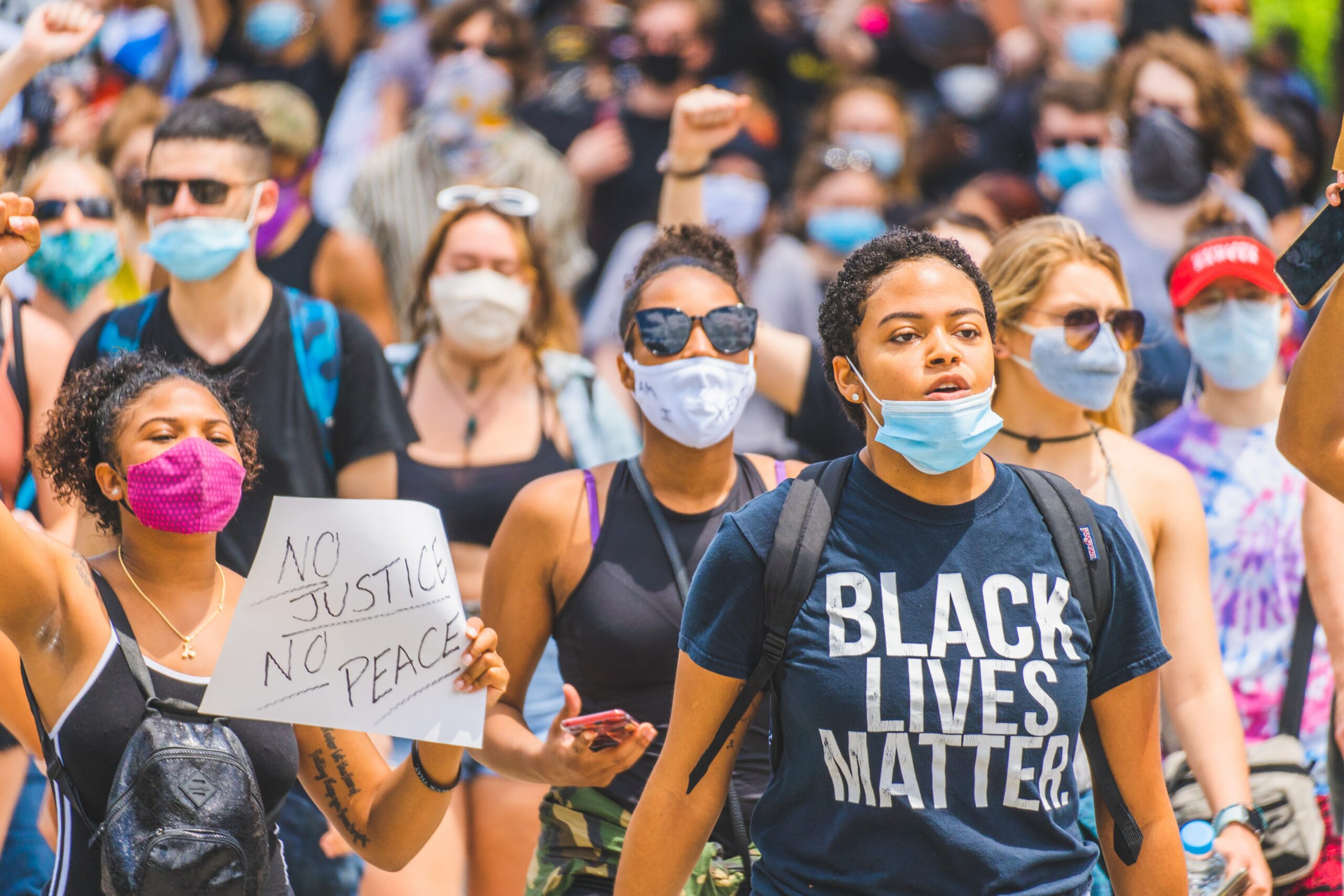 Black lives matter protesters.