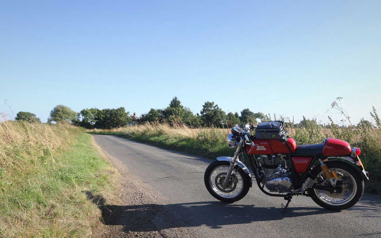 Even on a deserted country road like this, scanning is important. You never know what will jump out of the grass.