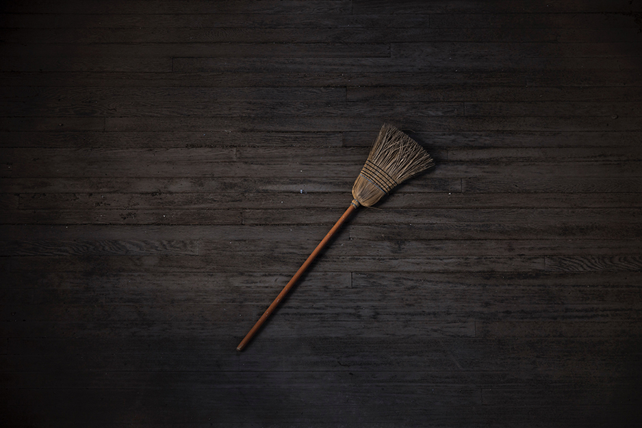 broom on the floor