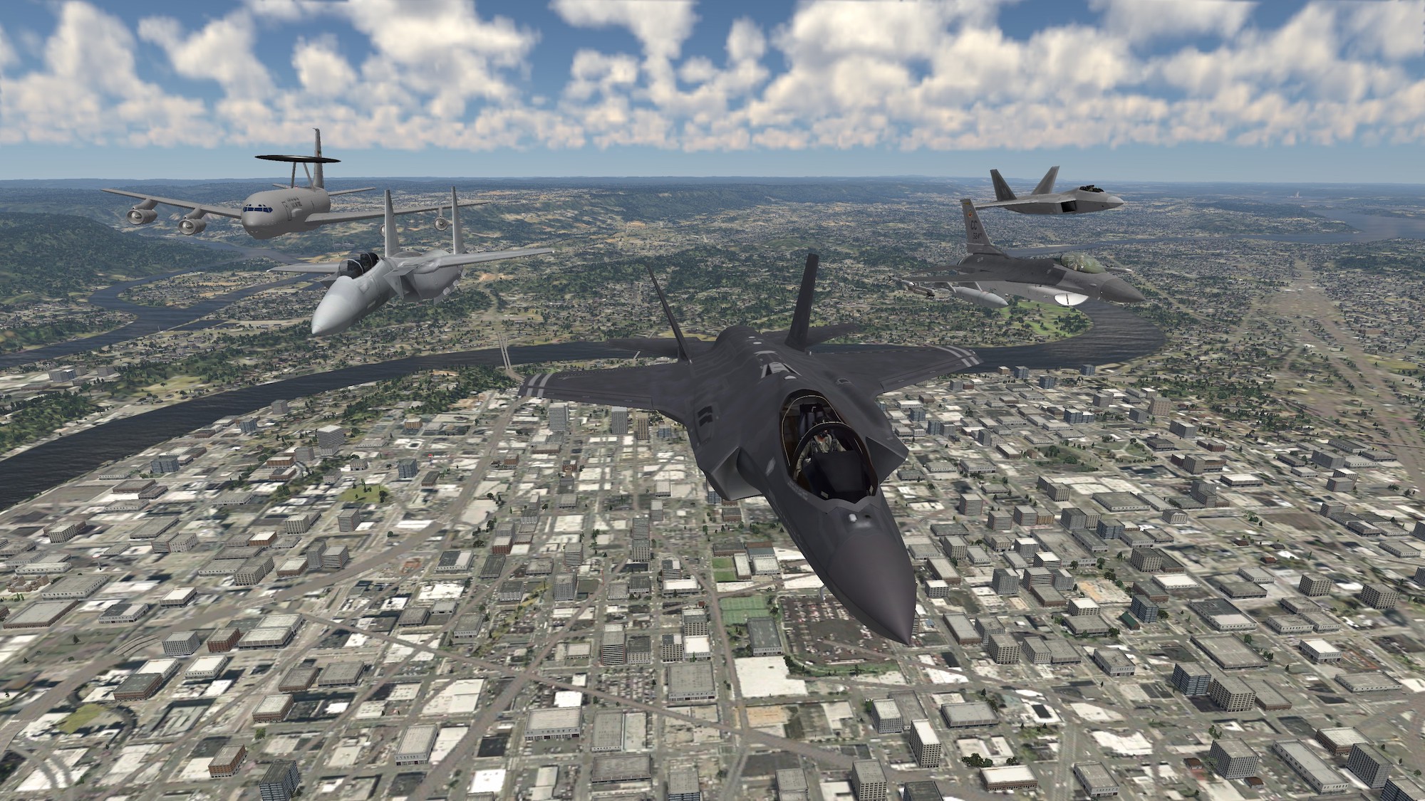 F-35 simulation