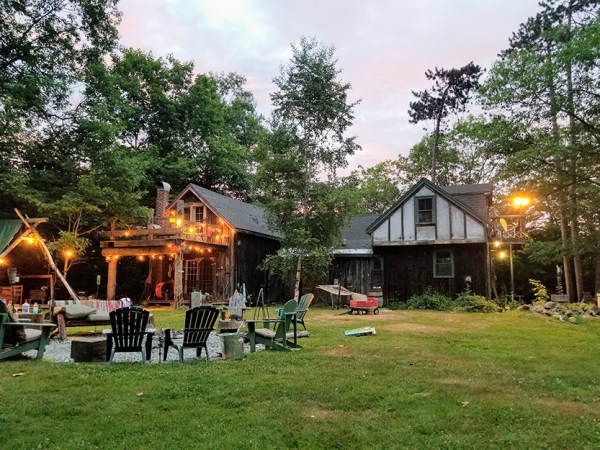 backyard of a house