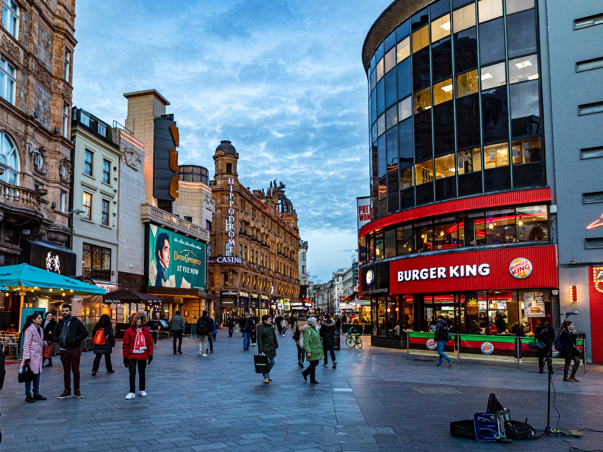 burger king on london street