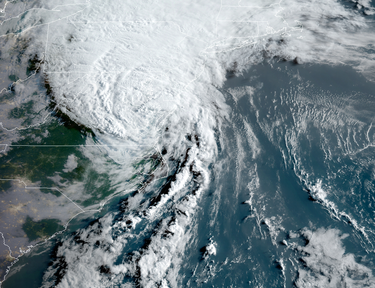 satellite image of hurricane isaias