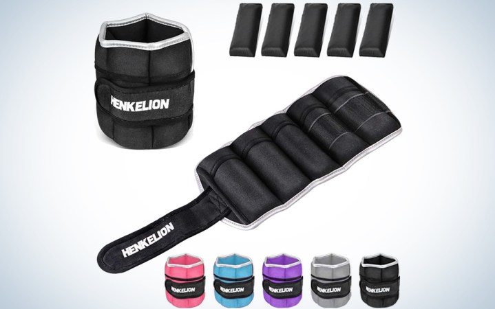  Henkelion Adjustable Ankle Weights for Women Men Kids